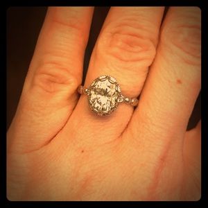 Brilliant Moissanite Ring